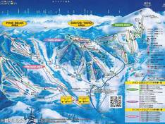 Trail map Davos/Taro (Sugadaira Kogen)