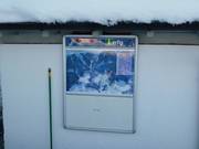 Slope map at the valley station of the Kegel lift