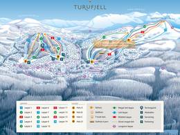 Trail map Turufjell