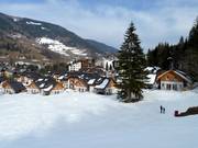 The Landal Holiday Park Bad Kleinkirchheim directly on the slopes
