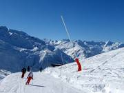 Snowmaking with snow guns between Stahlgrund and Unter Stafel