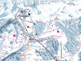 Trail map Brunni – Engelberg