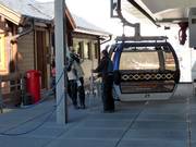 Dedicated staff at the lift