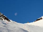 Peyragudes with moon