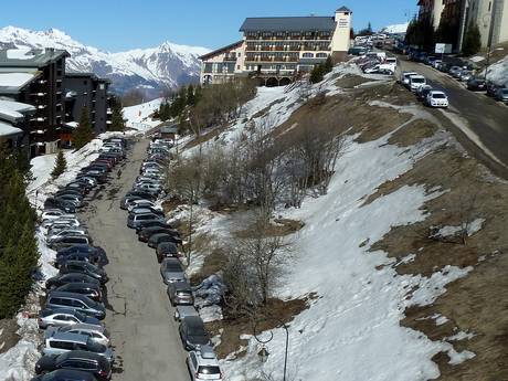 Vanoise: access to ski resorts and parking at ski resorts – Access, Parking Les 3 Vallées – Val Thorens/Les Menuires/Méribel/Courchevel