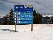 Sign-posting of the slopes