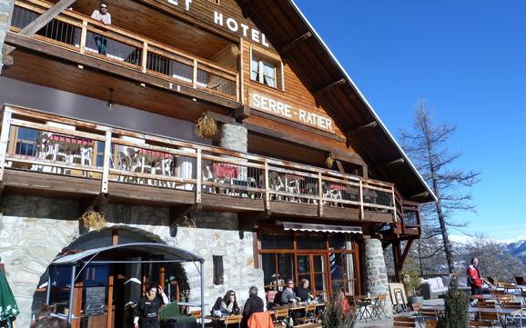 Huts, mountain restaurants  Vallée de la Guisane – Mountain restaurants, huts Serre Chevalier – Briançon/Chantemerle/Villeneuve-la-Salle/Le Monêtier-les-Bains