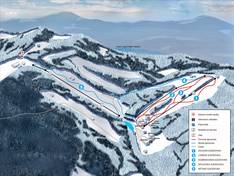 Trail map Grúň (Ski Park) – Staré Hamry