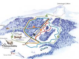 Trail map Tonnerhütte – Mühlen