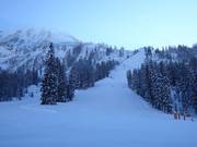 Intermediate valley run at Rastkopf