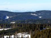 View above the Black Forest peaks of the Vosges