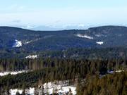 View over the Black Forest peaks towards the Vosges