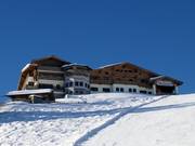 Panorama lounge in the middle of the ski area