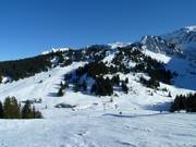 View of the Mellau ski resort