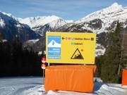 Signposting valley run Matrei