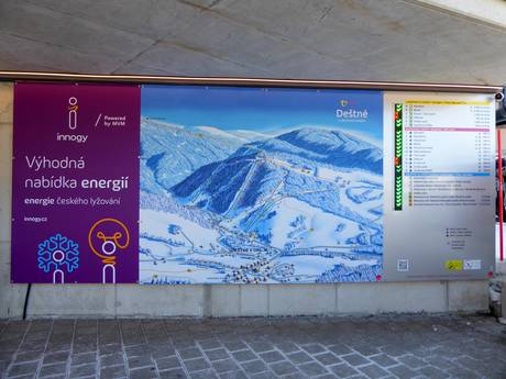 Orlické Mountains (Orlické hory/Góry Orlickie): orientation within ski resorts – Orientation Deštné
