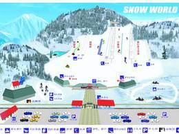 Trail map Snow World Ski Park Xueshijie – Peking