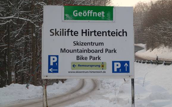 Skiing near Lauterburg