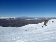 Deep-snow slopes in Captains Basin