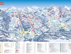 Trail map Rauland Skisenter