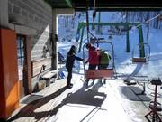 Assistance when boarding the chairlift
