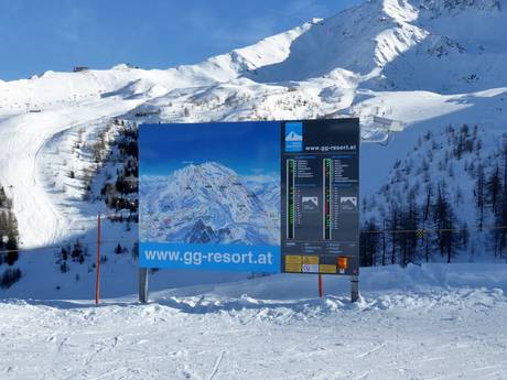 Granatspitze Group: orientation within ski resorts – Orientation Großglockner Resort Kals-Matrei