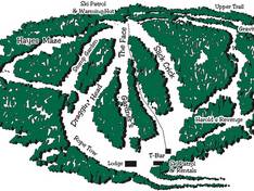 Trail map Ferguson Ridge