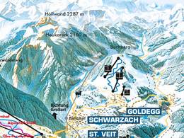 Trail map Buchberg – Goldegg