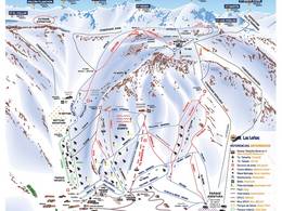 Trail map Las Leñas