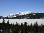 View of Valsfjell on the way to the Gålå ski resort