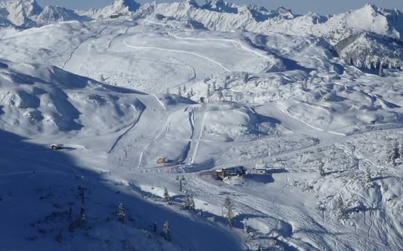 Skiing in the Lechquellen Mountains