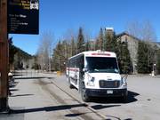 Shuttle bus in Keystone