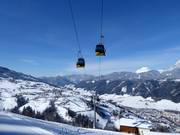 Planai West II - 8pers. Gondola lift (monocable circulating ropeway)