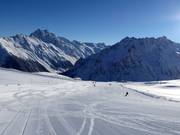 Easy slope on the Schafberg Plateau