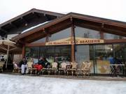 Sitting together at Les Marmottons