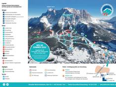 Trail map Ehrwalder Wettersteinbahnen – Ehrwald