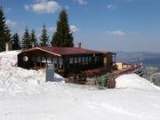 Ski hut at the mountain station