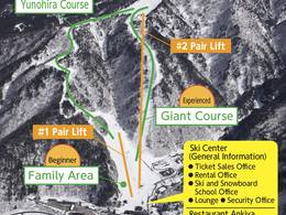 Ski resort Hirayu Onsen