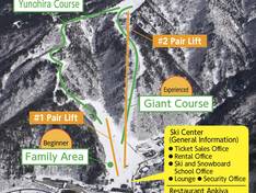 Trail map Hirayu Onsen
