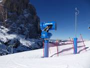 Snow cannon in the ski resort of Val Gardena