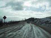 Road to the Chapelco ski resort