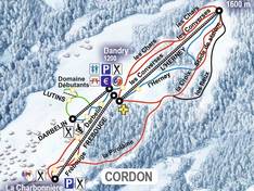 Trail map Cordon