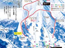 Trail map Star Spur Ryokufu Resort Hida Nagareha