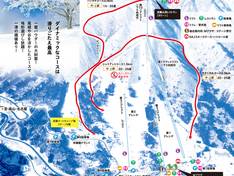 Trail map Star Spur Ryokufu Resort Hida Nagareha