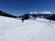 Practice slope towards Ladis