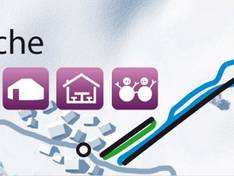 Trail map Val d'Oronaye – Larche