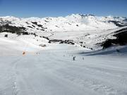 Slopes of Baqueira towards Beret