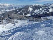 Ski route Burgstallalm on the Planai