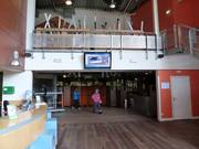 Reception area of the ski hall
