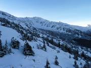 Wide slopes for freeriders